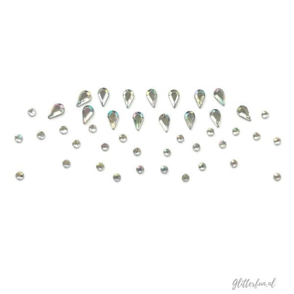Glitterdouche - zelfklevende losse steentjes ⋆ Glitterfun