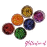 Pride chunky glitter bundel – regenboog of regenboogvlag glitters