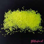 Neon glitter geel grof – blacklight