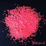 Neon glitter roze grof – blacklight
