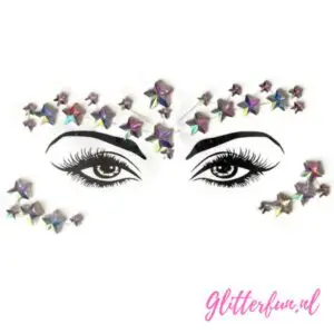 Holographic Star Face Jewels