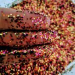 Roze goud – mix glitters fijn (1mm)