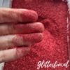 Rood fijne glitter