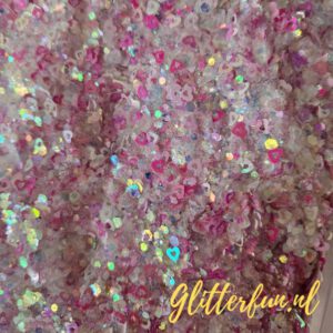 Roze Heartbeat Harmony Glittermix