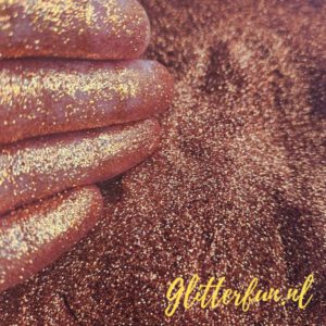 Rose gold fijne glitter