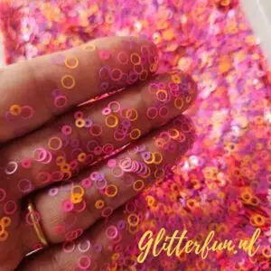 Neon Cirkels glitter – Blacklight