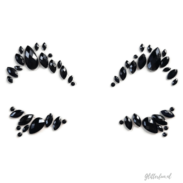 Black swan - face gems