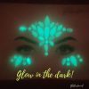 Glowing tears - Glow in the dark face gems